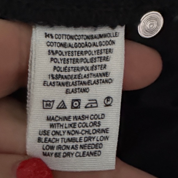 FREE PEOPLE Payton Studded Distressed Raw Hem Skinny Jeans Size 27 Fly Button - Picture 5 of 9